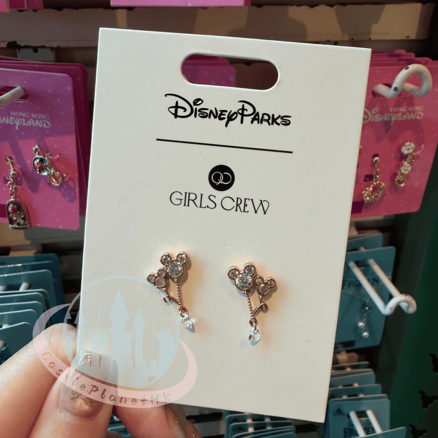 "Pre-Order" HKDL - Mickey Mouse Balloon Earrings, Disney x Girls Crew 2026