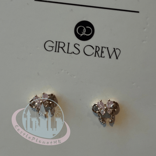 "Pre-Order" HKDL - Minnie Mouse Headband Earrings, Disney x Girls Crew 2026