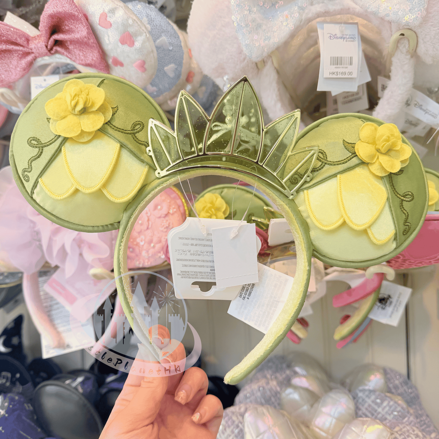 "Pre-Order" HKDL - Tiana Petal Ear Headband for Adults, The Princess and the Frog 2026