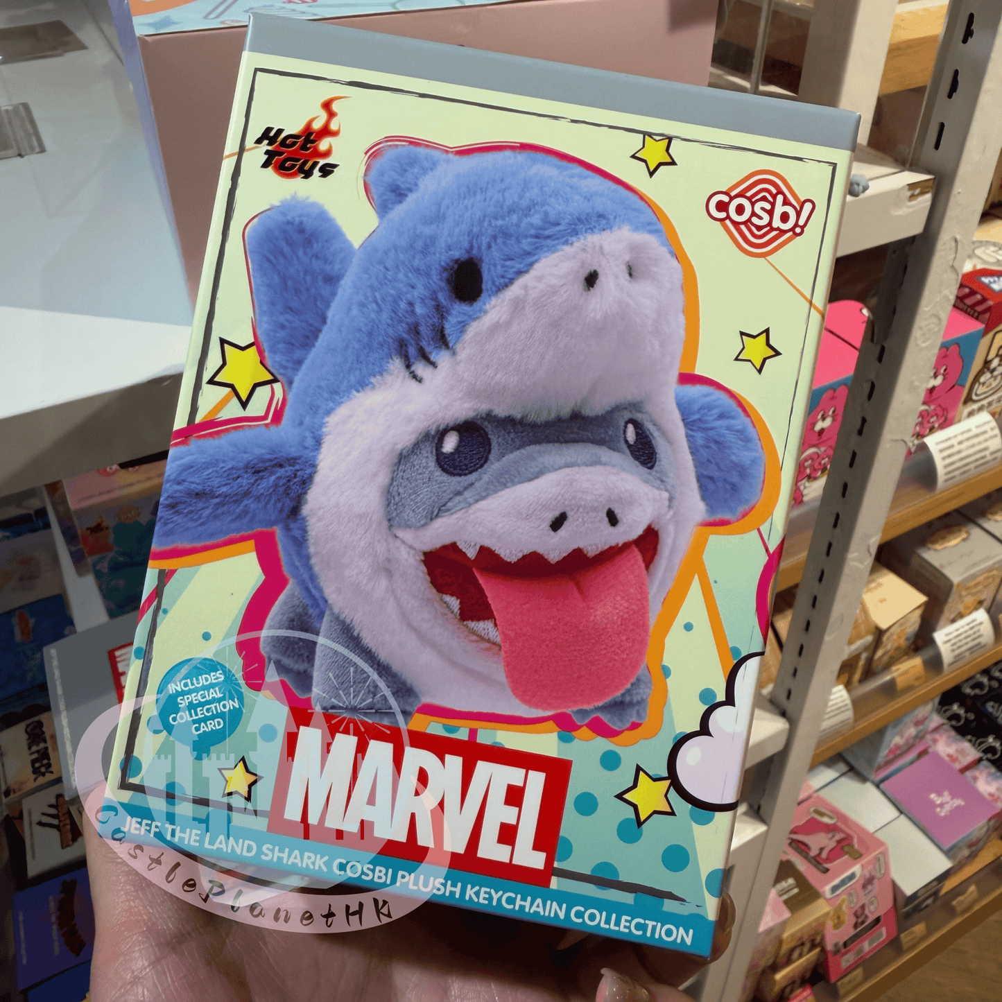 “Pre-Order” Other - Marvel Jeff the Land Shark Plush Keychain Blind Box, COSBI
