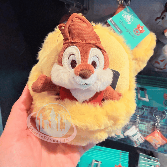"Pre-Order" HKDL - Chip in a Pineapple Bun Plush Bag Charm, CnD Hong Kong Cuisine 2026