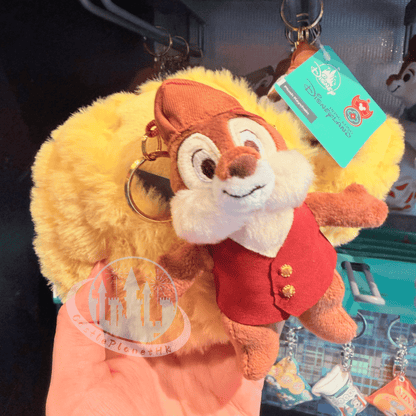 "Pre-Order" HKDL - Chip in a Pineapple Bun Plush Bag Charm, CnD Hong Kong Cuisine 2026