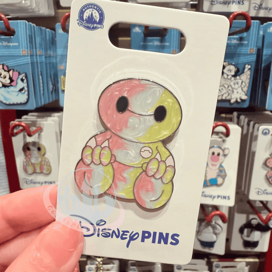 "Pre-Order" HKDL - Baymax Pin, Tie-Dye Rainbow Swirl 2026