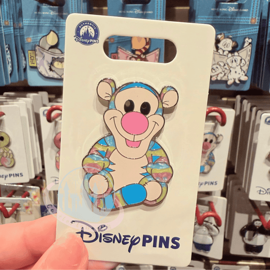 "Pre-Order" HKDL - Tigger Pin, Tie-Dye Rainbow Swirl 2026