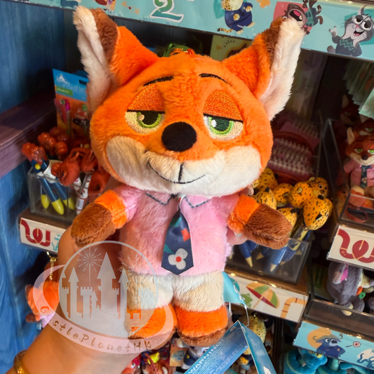 "Pre-Order" HKDL - Nick Wilde Finger Puppet Plush Keychain, Zootopia 2