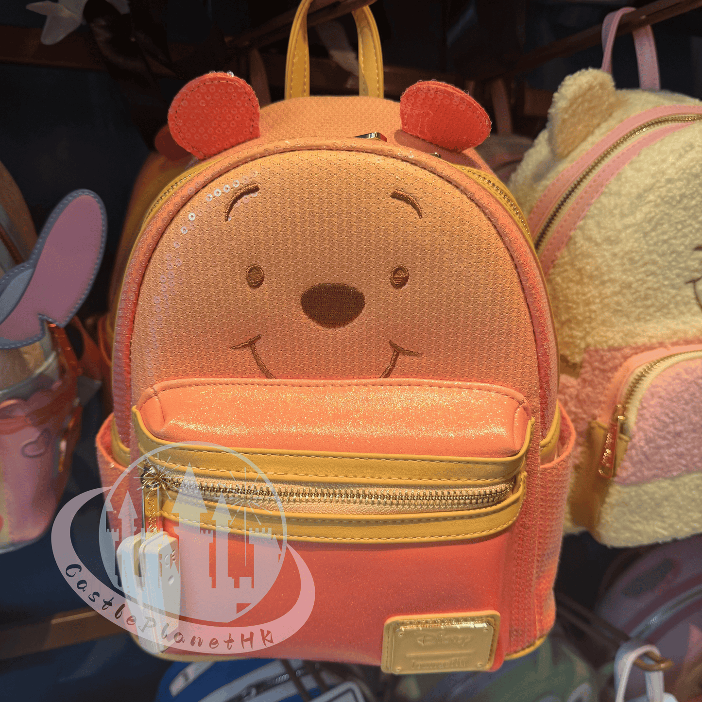 "Pre-Order" HKDL - Winnie the Pooh Cosplay Sequin & Glitter Mini Backpack