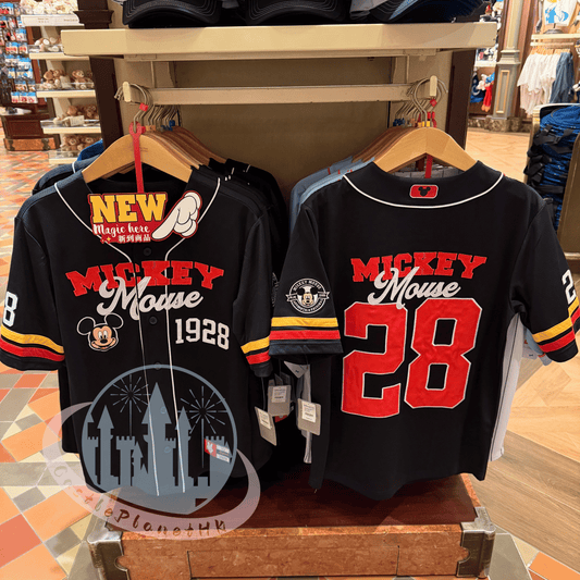 "Pre-Order" HKDL - Mickey Mouse Baseball Shirt For Adults