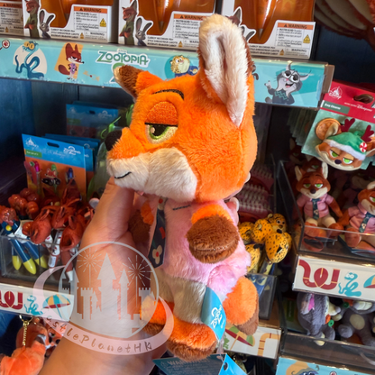"Pre-Order" HKDL - Nick Wilde Finger Puppet Plush Keychain, Zootopia 2
