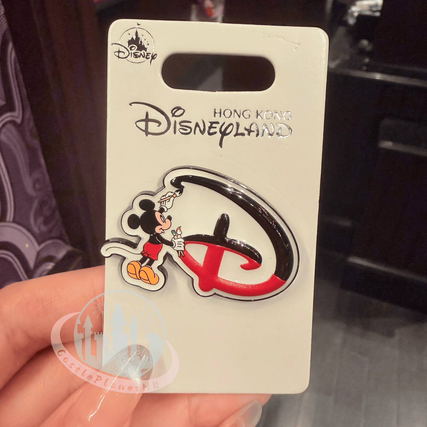 "Pre-Order" HKDL - Mickey & Paintbrush "D" Pin