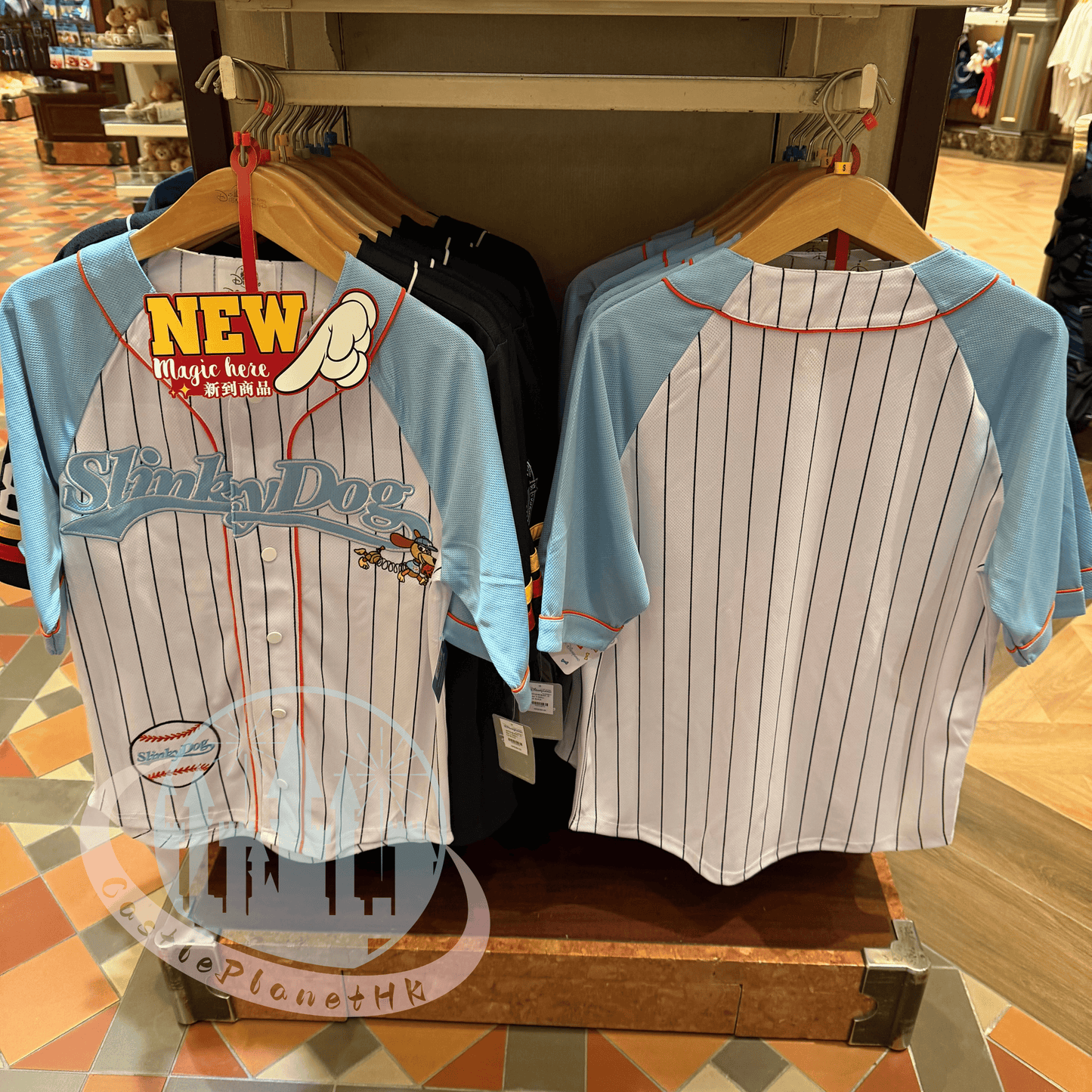 "Pre-Order" HKDL - Slinky Dog Baseball Shirt For Adults, Toy Story