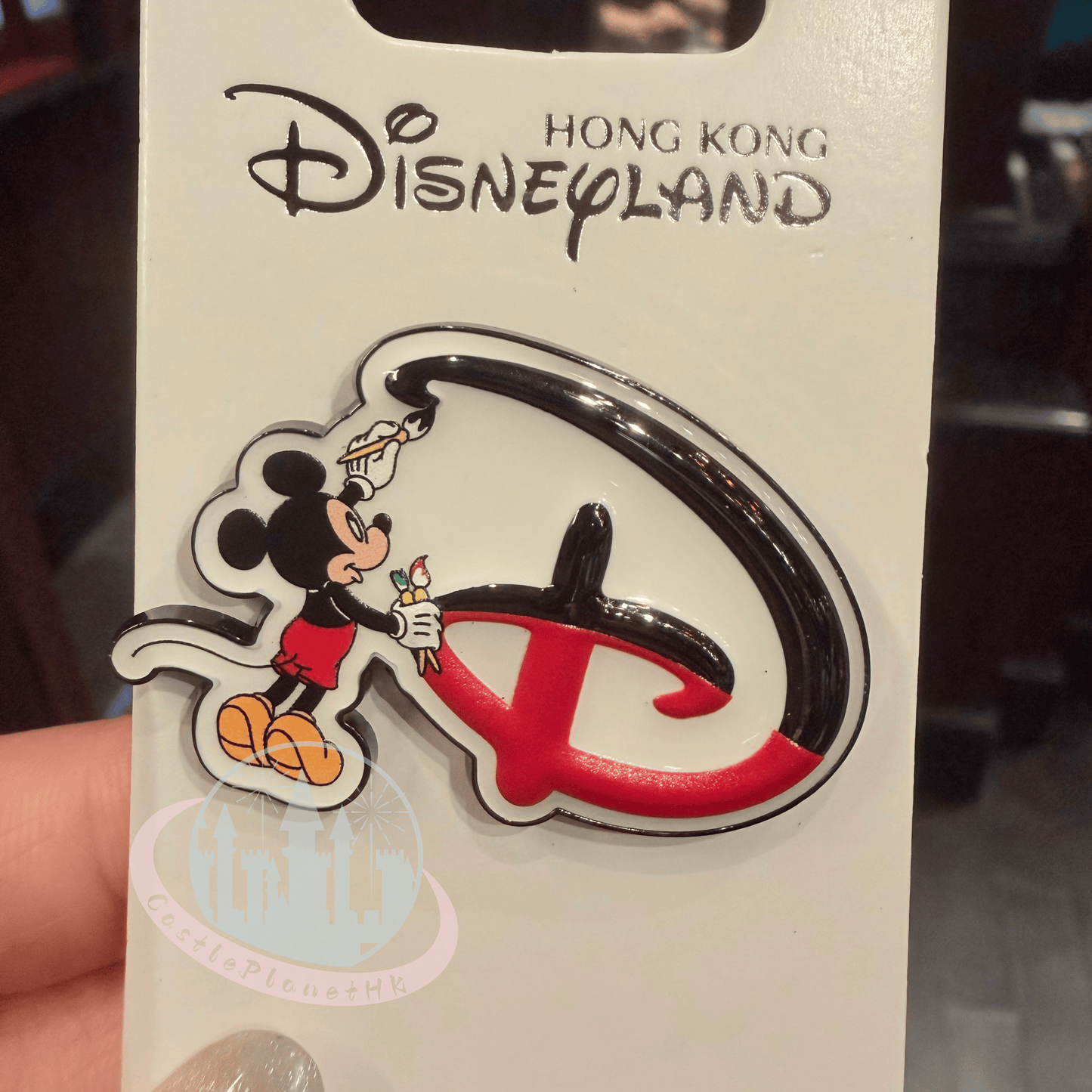 "Pre-Order" HKDL - Mickey & Paintbrush "D" Pin
