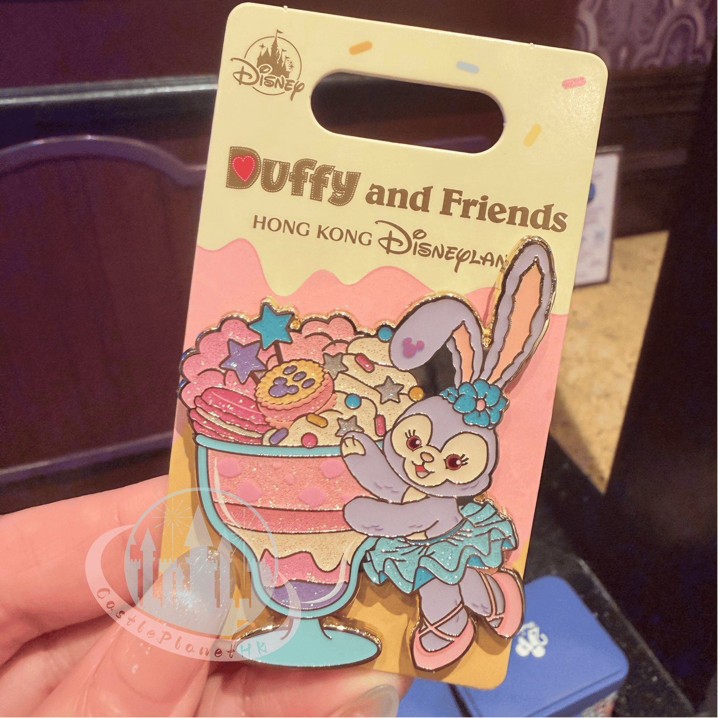 "Pre-Order" HKDL - StellaLou Dessert Parfait enamel pin, Duffy and Friends 2026