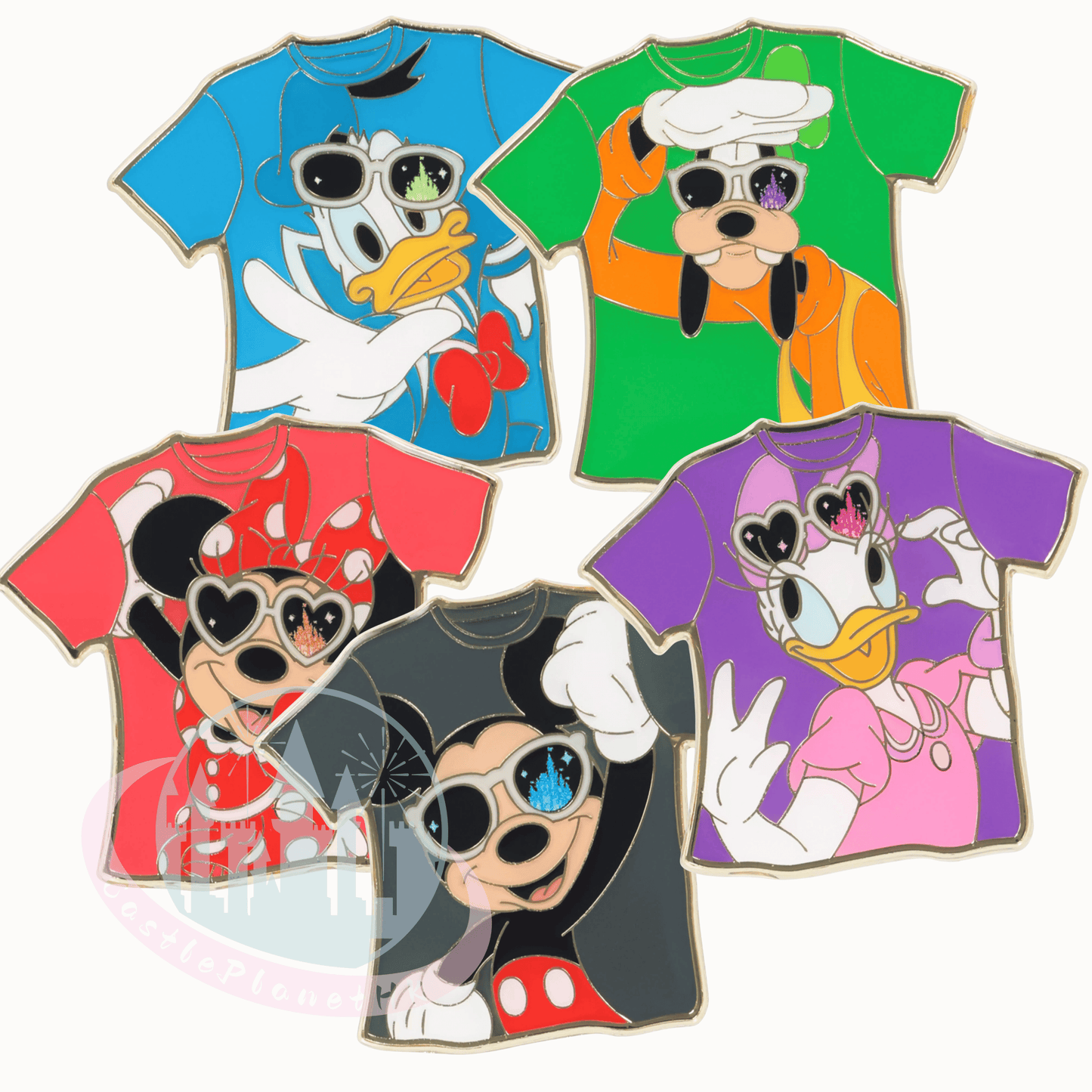 "Pre-Order" TDR - Daisy Pin Badge, Mickey & Friends with Sunglasses 2026