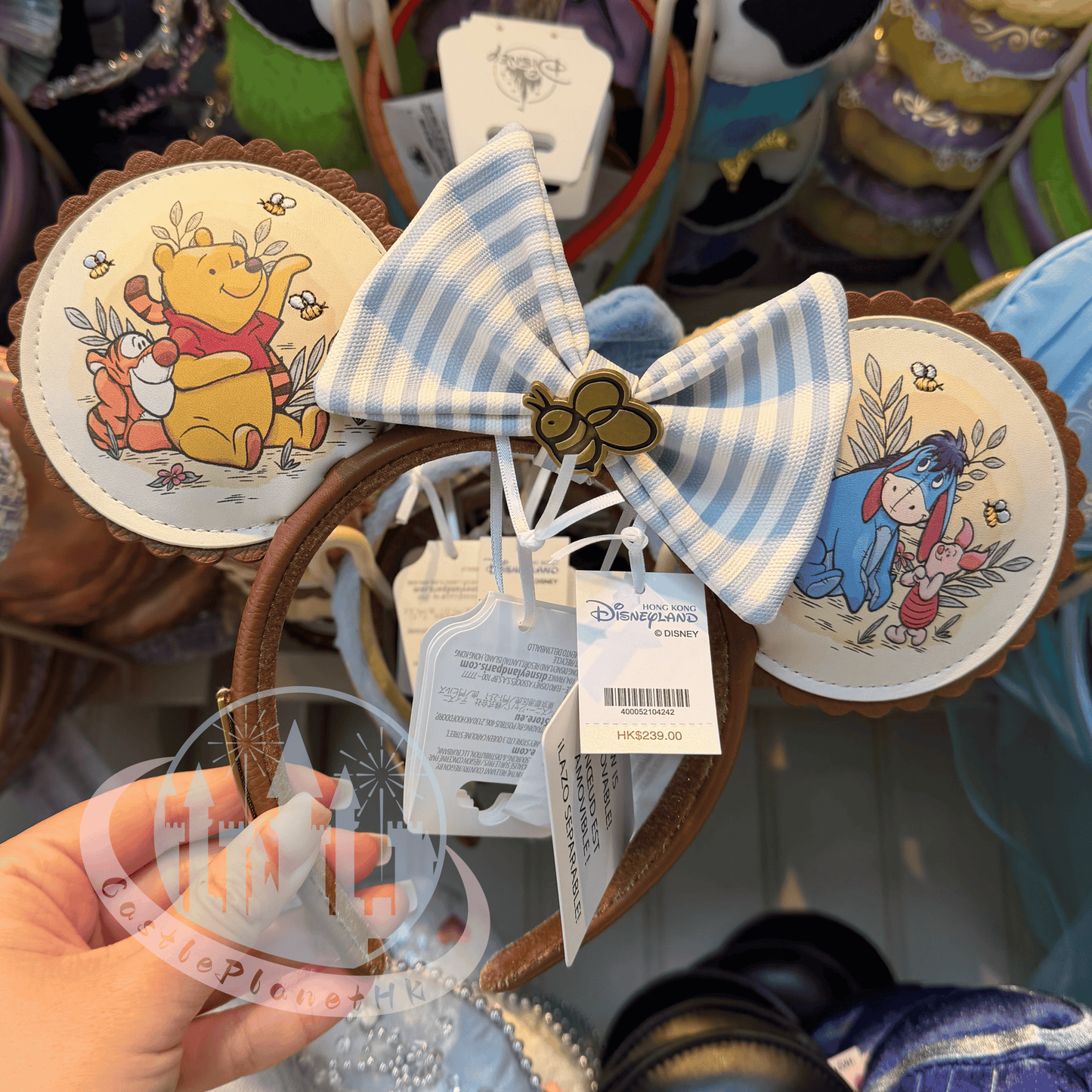 "Pre-Order" HKDL - Winnie the Pooh and Pals Loungefly Ears Headband for Adults