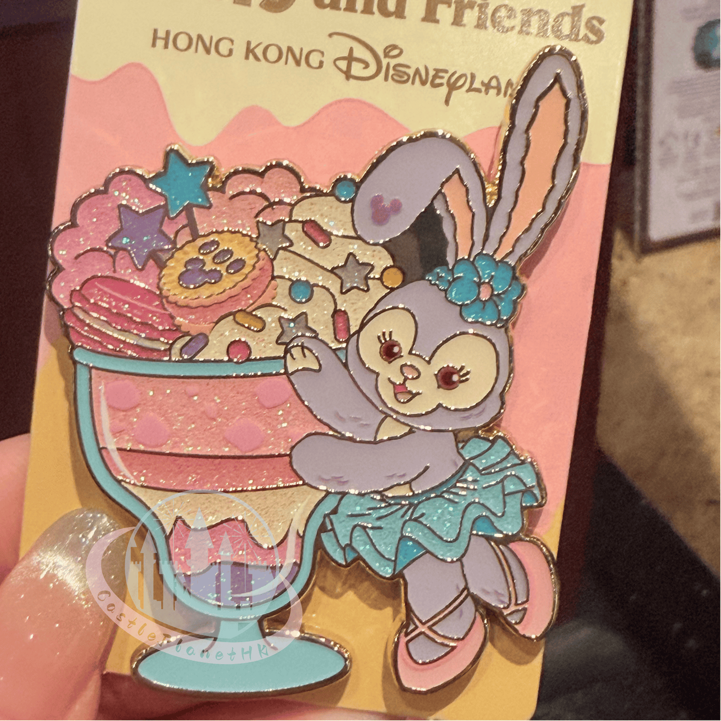 "Pre-Order" HKDL - StellaLou Dessert Parfait enamel pin, Duffy and Friends 2026