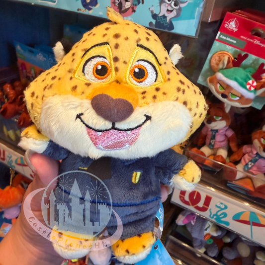 "Pre-Order" HKDL - Officer Benjamin Finger Puppet Plush Keychain, Zootopia 2