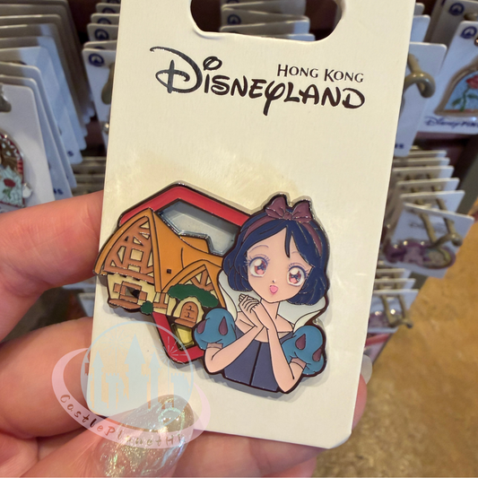 "Pre-Order" HKDL - Snow White Pin, Stained Glass Style