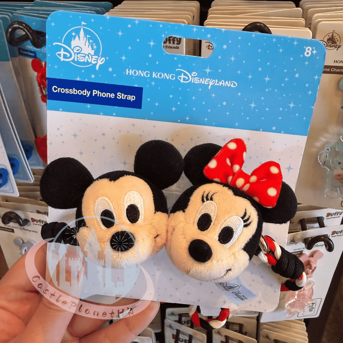 "Pre-Order" HKDL - Mickey & Minnie Crossbody Phone Strap