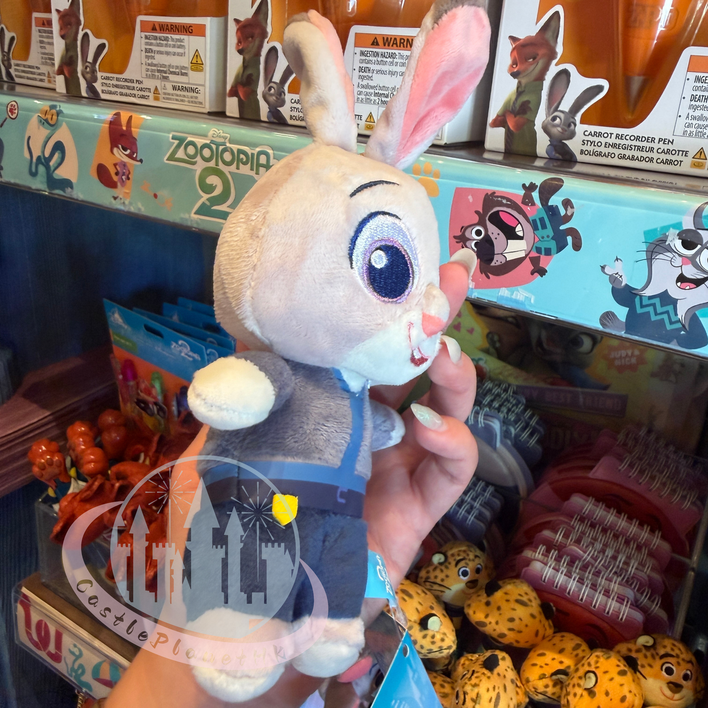 "Pre-Order" HKDL - Judy Hopps Finger Puppet Plush Keychain, Zootopia 2