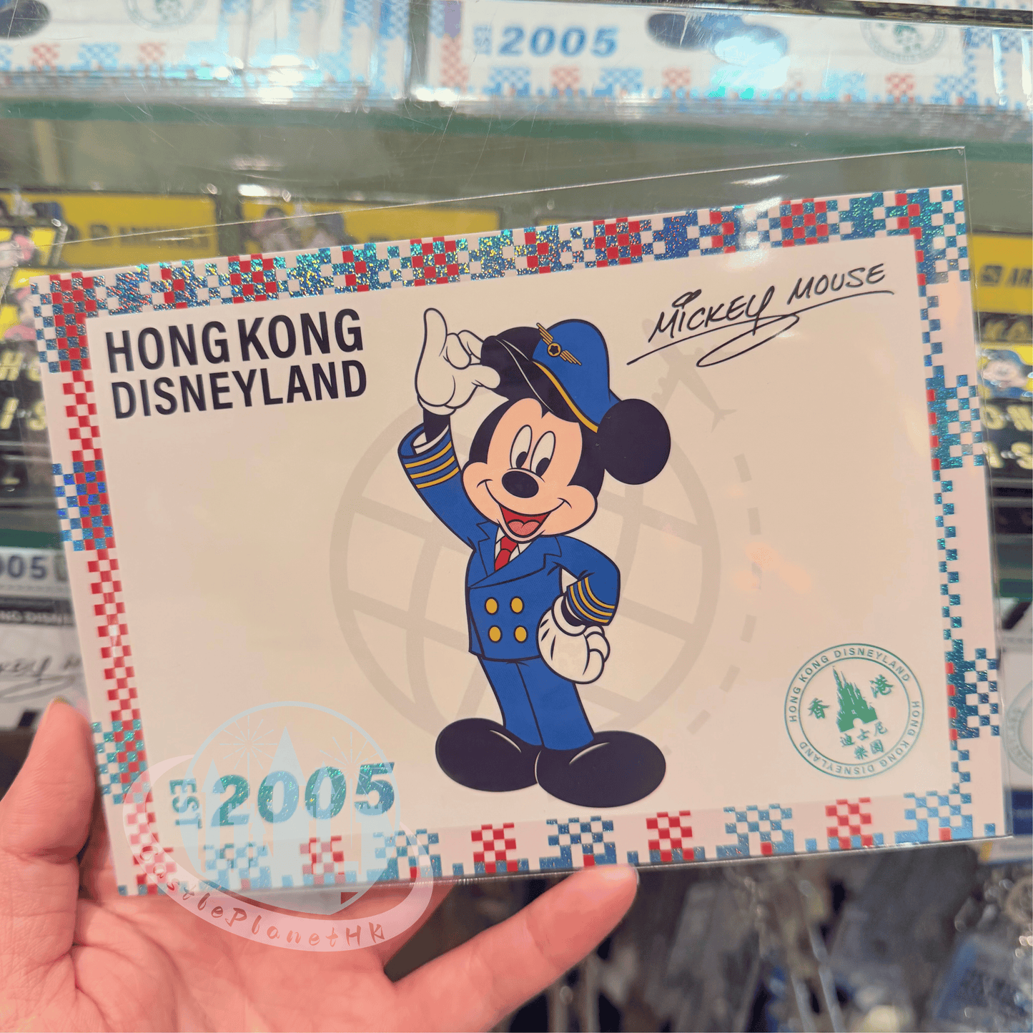 "Pre-Order" HKDL - Mickey Postcard, Captain Mickey Mouse 2026