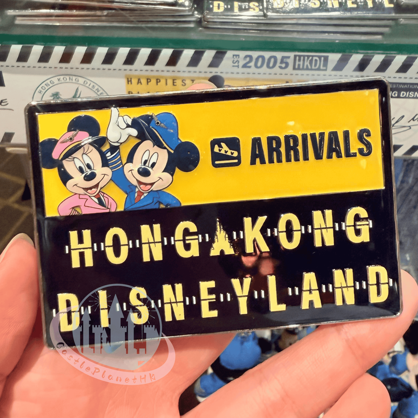 "Pre-Order" HKDL - Mickey Park Logo Decorative Magnet, Captain Mickey Mouse 2026