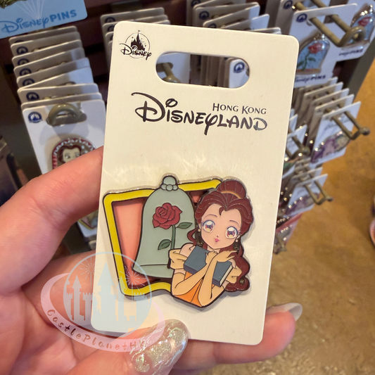 "Pre-Order" HKDL - Beauty & the Beast Belle Pin, Stained Glass Style