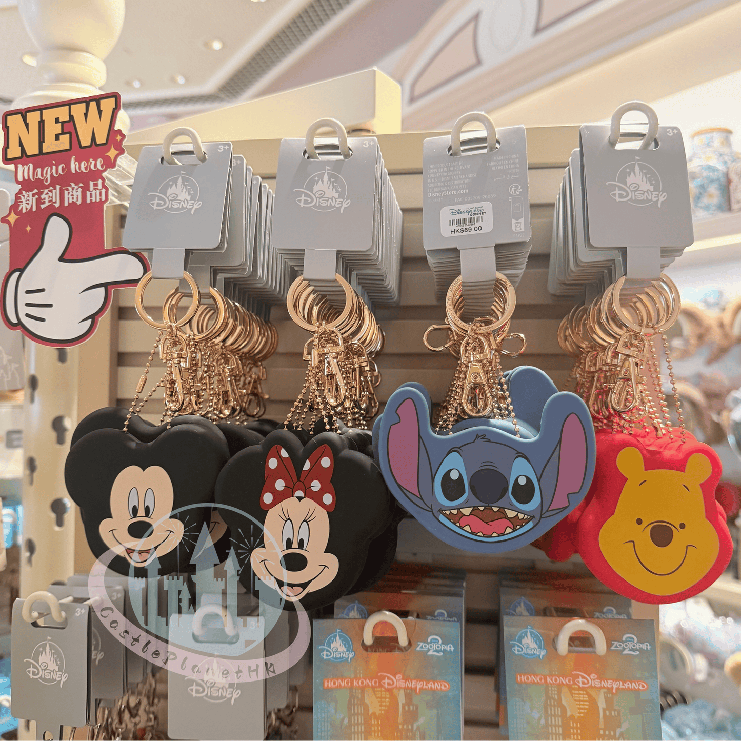 "Pre-Order" HKDL - Winnie the Pooh Coin Pouch Keychain