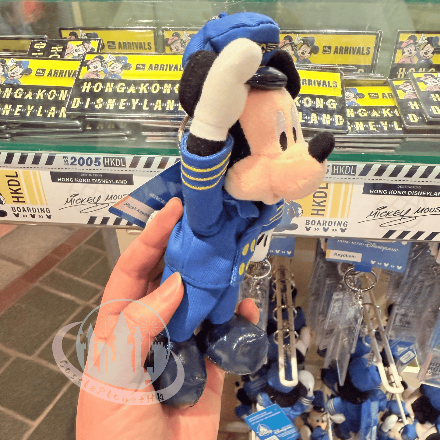 "Pre-Order" HKDL - Mickey Plush Keychain, Captain Mickey Mouse 2026