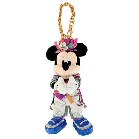 "Pre-Order" HKDL - Mickey Mouse Plush Bag Charm Keychain, HKDL 20th Anniversary Grand Celebration