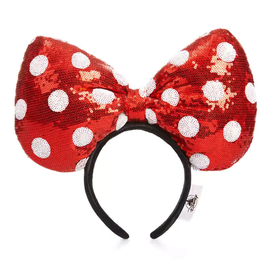 "Pre-Order" SHDR - Minnie Red Polka Dot Oversized Bow Headband