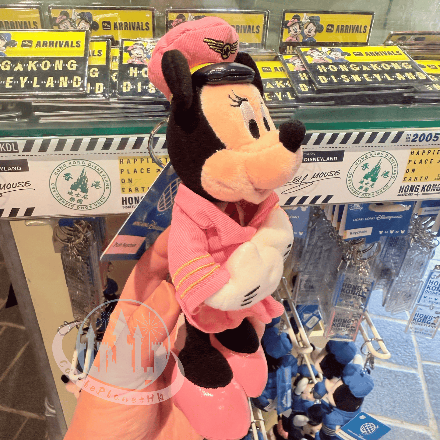 "Pre-Order" HKDL - Minnie Plush Keychain, Captain Mickey Mouse 2026