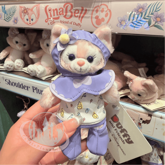"Pre-Order" HKDL - LinaBell Plush Bag Charm, Duffy and Friends Raincoat