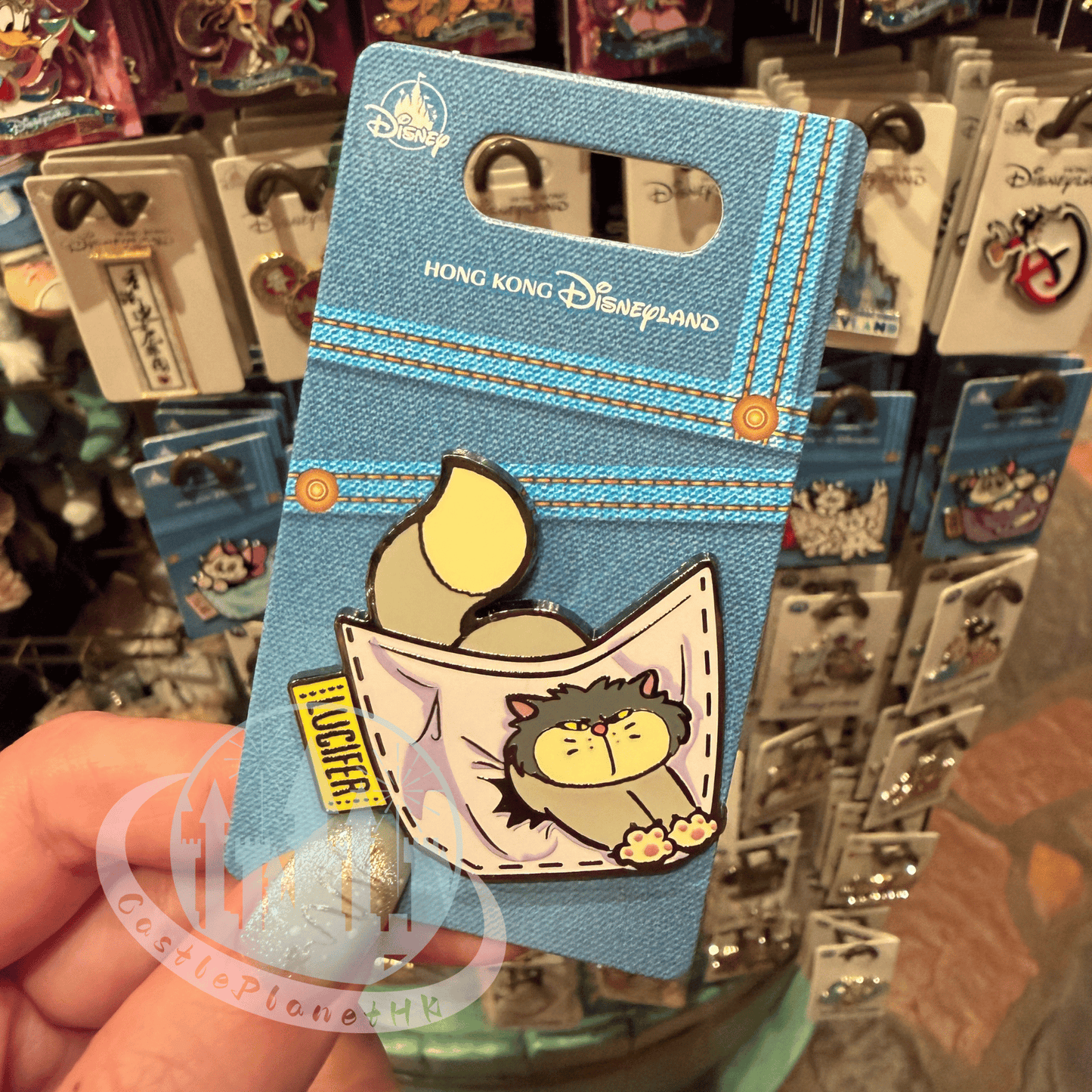 "Pre-Order" HKDL - Lucifer Pin, Jean Pocket