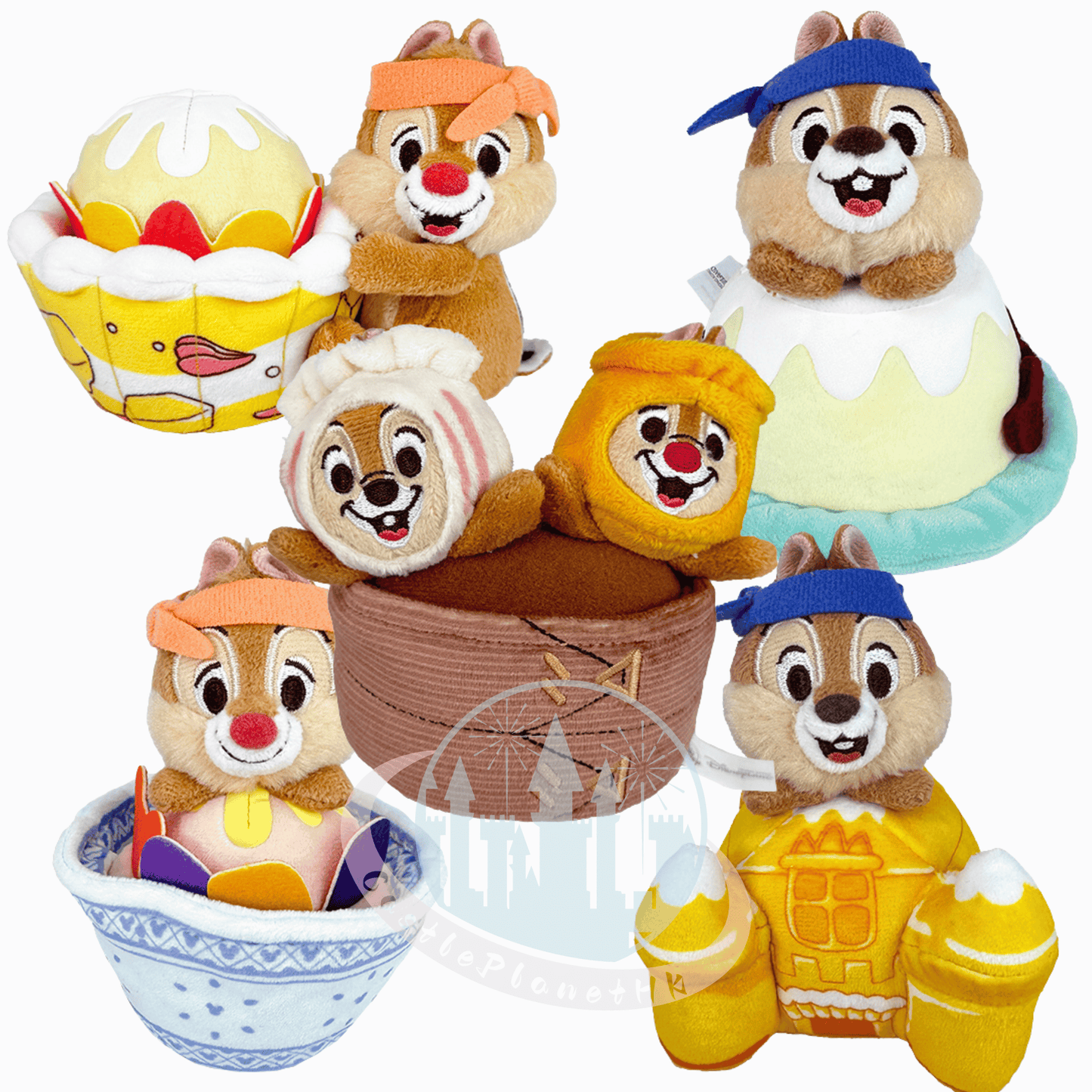 "Pre-Order" HKDL - Chip & Dale Plush Mystery Box, CnD Hong Kong Cuisine 2026
