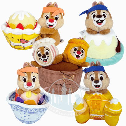 "Pre-Order" HKDL - Chip & Dale Plush Mystery Box, CnD Hong Kong Cuisine 2026