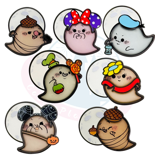 “Pre-Order” HKDL - Ghosts Mystery Pin Set, 2025 “Halloween Party”