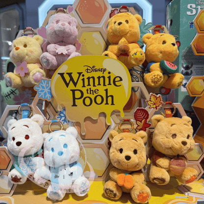 “Pre-Order” Other - Disney Winnie the Pooh Plush Keychain Blind Box (Bloom to Snow), COSBI