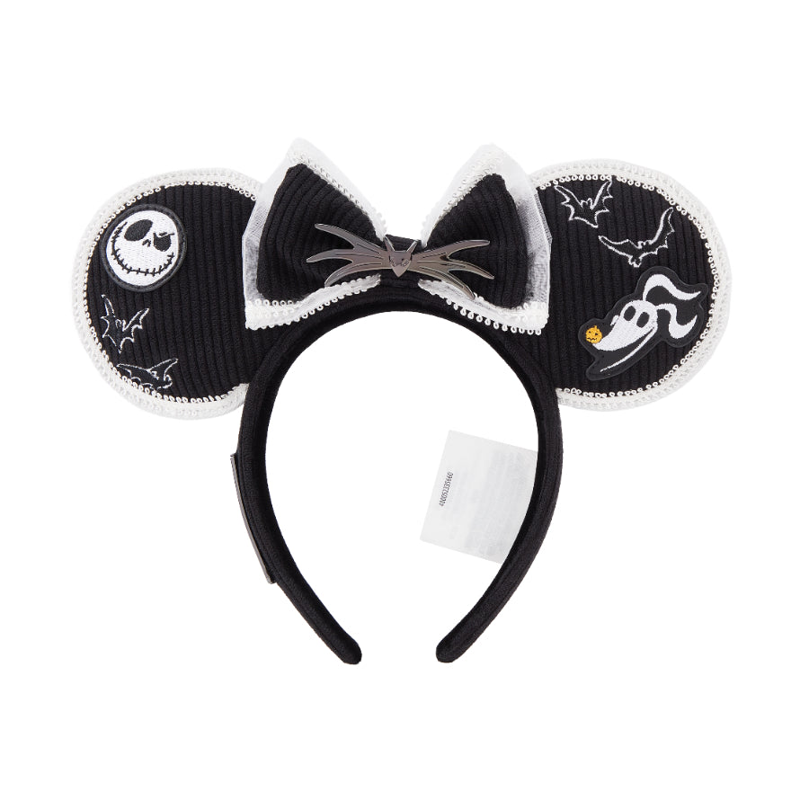 “Pre-order” HKDL - Jack and Zero Loungefly Ear Headband for Adults, Halloween 2026
