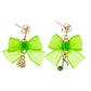 "Pre-Order" HKDL -  'Olu Mel Mesh Bow Earrings