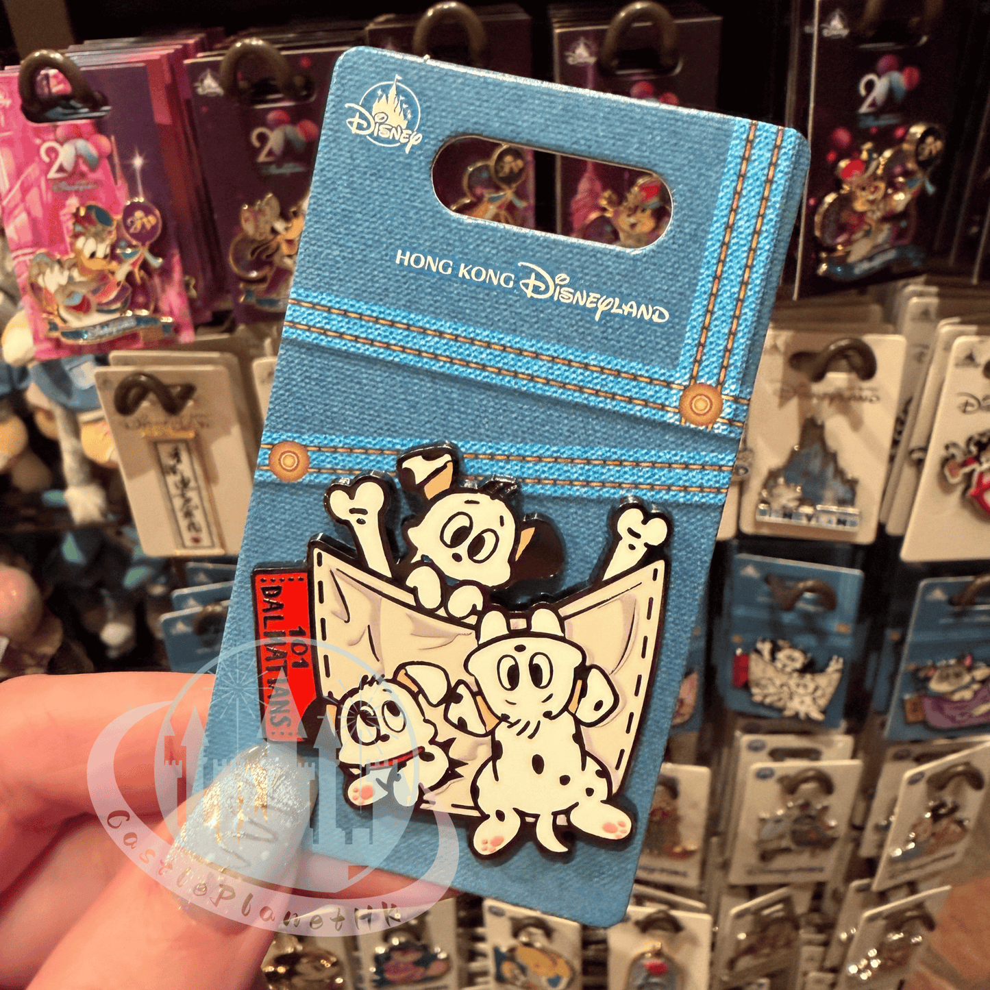 "Pre-Order" HKDL - 101 Dalmatians Pin, Jean Pocket