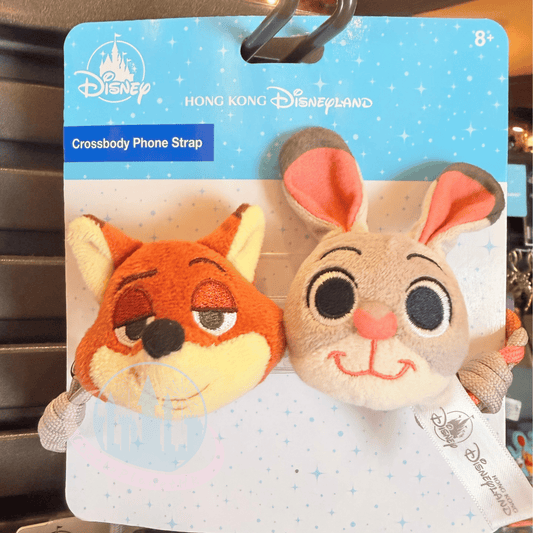 "Pre-Order" HKDL - Nick Wilde & Judy Hopps Crossbody Phone Strap, Zootopia 2026