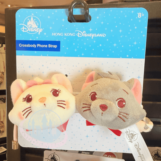 "Pre-Order" HKDL - Marie & Berlioz Crossbody Phone Strap, The Aristocats 2026