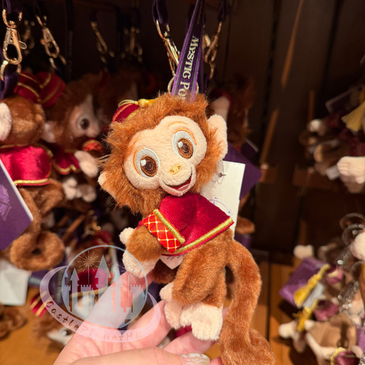 "Pre-Order" HKDL - Albert the Monkey Magnetic Plush Keychain, Mystic Manor