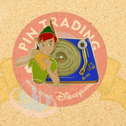 "Pre-Order" HKDL - Disney Vinyl Record Player Series – Peter Pan Limited Edition Pin