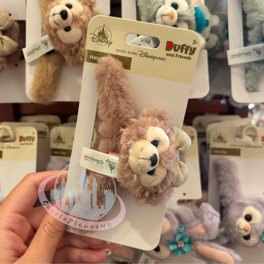 "Pre-Order" HKDL - ShellieMay Plush with Bow Hair Clip, Duffy & Friends