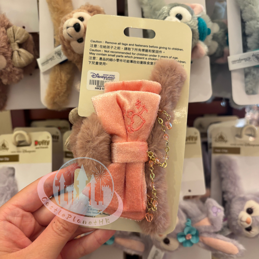 "Pre-Order" HKDL - ShellieMay Plush with Bow Hair Clip, Duffy & Friends