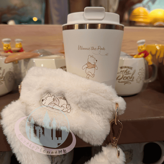 "Pre-Order" HKDL - Winnie the Pooh Tumbler with Fluffy Carrier (380ml)