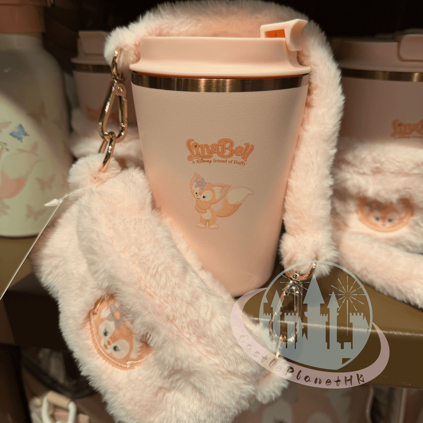 "Pre-Order" HKDL - LinaBell Tumbler with Fluffy Carrier (380ml), Duffy and Friends