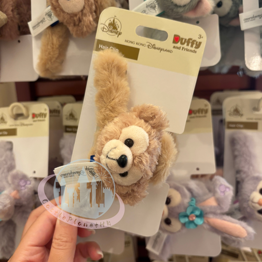 "Pre-Order" HKDL - Duffy Plush with Bow Hair Clip, Duffy & Friends