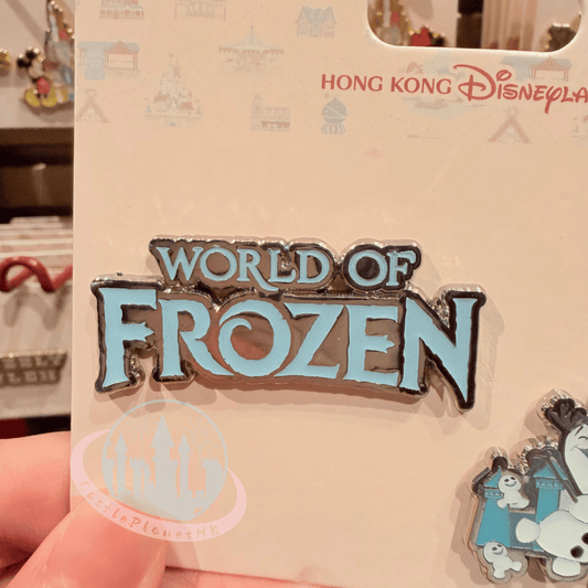 "Pre-Order" HKDL - Olaf "World of Frozen" Pin set, Park Area Themed 2026